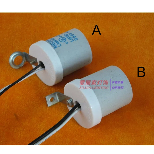 4 шт./лот E27 керамический держатель лампы аксессуары для ламп бесплатная