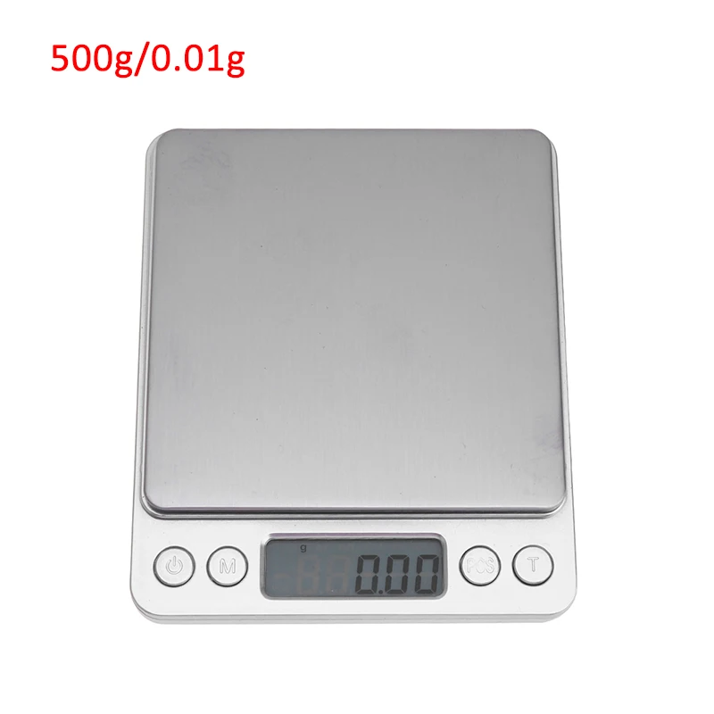 500g l 0.01g 500X0,01 г портативные электронные цифровые кухонные весы Карманный чехол почтовые ювелирные весы - Цвет: 500g l 0.01g