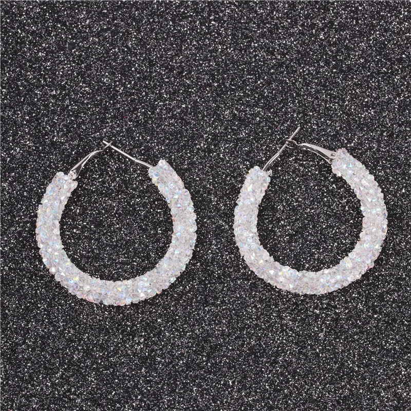 2018 новые модные роскошные ювелирные серьги женские с большими кристаллами