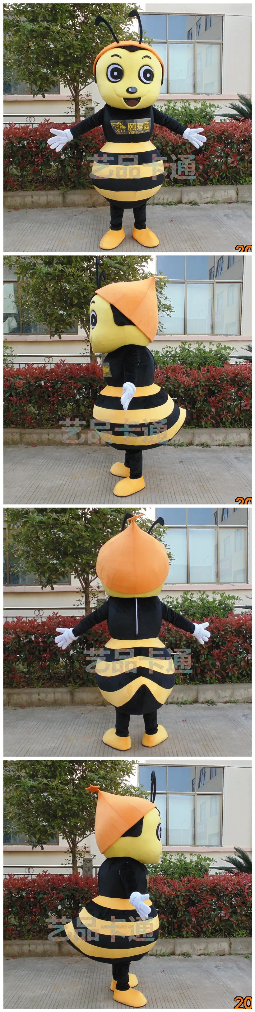 character Maya bee mascot costume hot sale all kinds of bee costumes Christmas Party Suit costume mascotte adulte fancy gifts