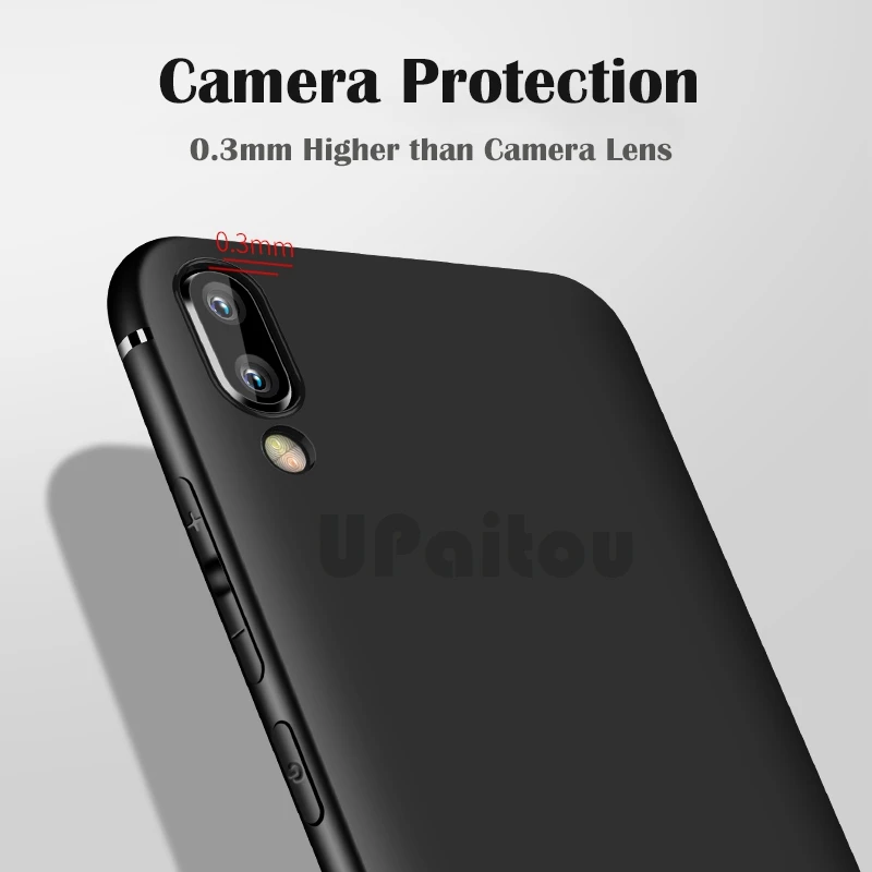 UPaitou для vivo V11 Pro V7 + V5 Lite Z3 NEX S Матовый ТПУ чехол Мягкий силиконовый X21s Y75 Y66 |