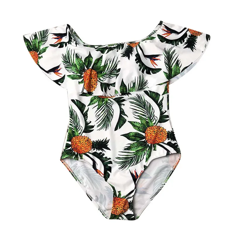 Купальник с открытыми плечами для мамы и дочери бразильский Лидер продаж лета 2018