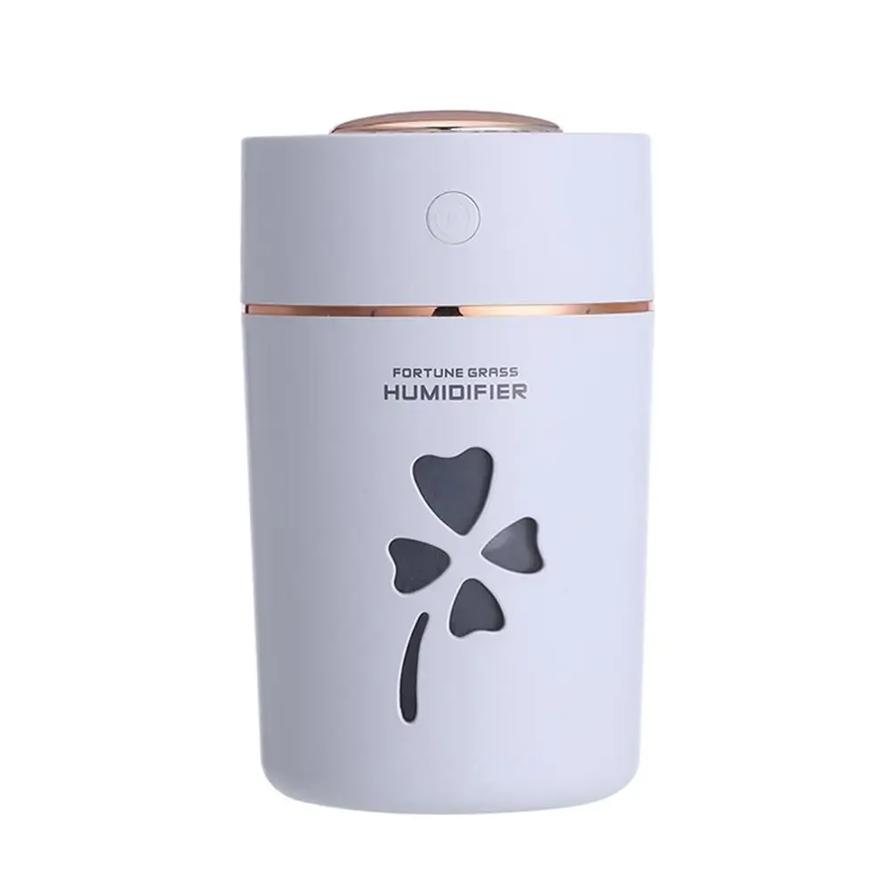 USB увлажнитель воздуха Lucky Арома диффузор эфирное масло диффузор Humidificador 7 светодиодный ночной Светильник для дома и автомобиля - Цвет: Белый