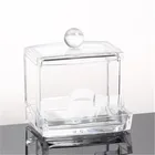 Акриловые подкладки, оригинальный держатель для ватных палочек, органайзер для макияжа, коробка для хранения ватных палочек