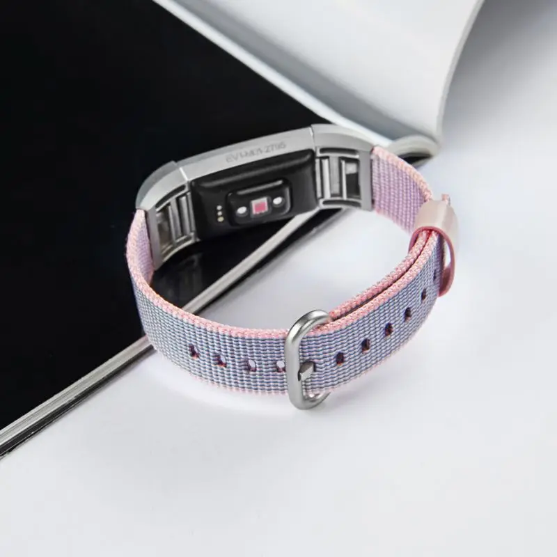 Модные яркие часы с нейлоновым браслетом, ремешок для Fitbit Charge 2 HR, металлический разъем для Fitbit Charge2 HR, новейший ремешок для часов