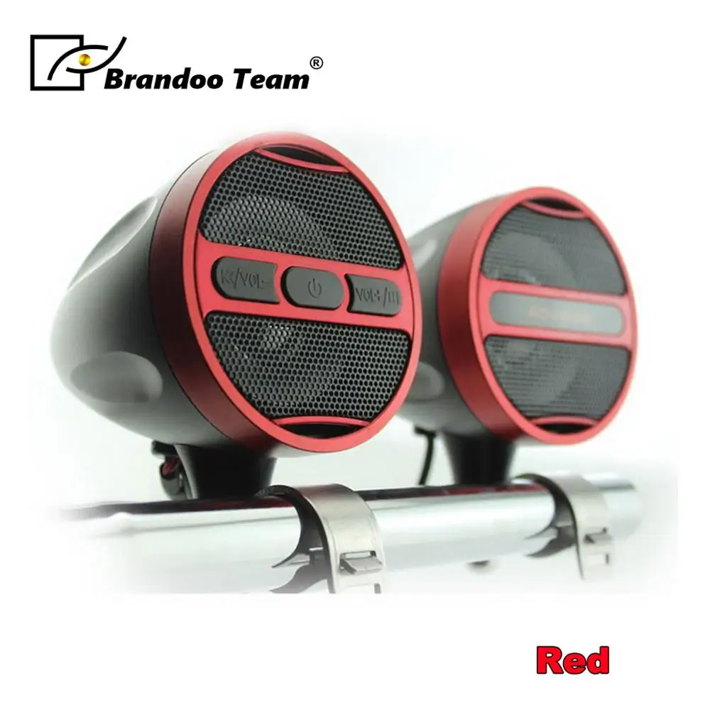 12V мотоцикл USB MP3 аудио плеер Bluetooth динамик s с FM радио тюнер водонепроницаемый руль