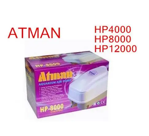 ATMAN HP 4000 8000 12000 большой поток для водоема аквариума кислородный насос. atman HP-4000 HP-8000