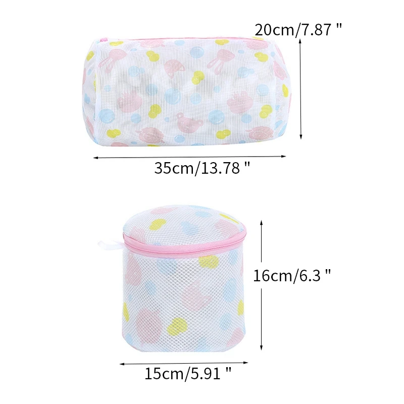 1pc Reusable Clothes Washing Machine Laundry Bag with Zipper Bra Underwear Products Bags Home Wash Care |