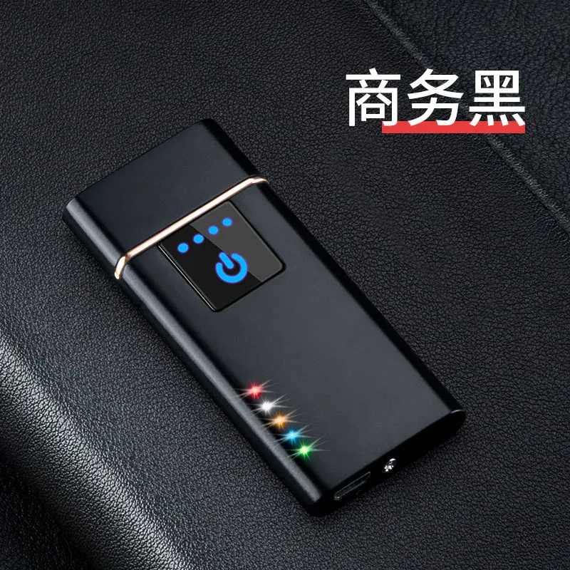 5 Двусторонняя огненная дуговая Зажигалка для сигарет с usb-зарядкой, плазменная электрическая зажигалка, Вольфрамовая проволока, турбо-зажигалка, электронные подарки - Цвет: 5