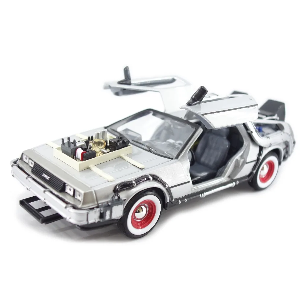 1/24 масштаб литой Back To The Future Модель автомобиля игрушки готовый плеер часть первая