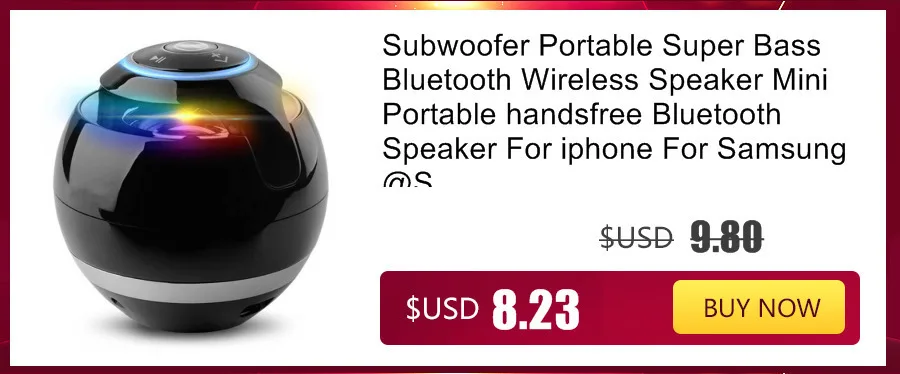 Портативный Bluetooth динамик открытый Bluetooth беспроводной портативный динамик супер бас с USB/TF/AUX/FM радио сабвуфер# S