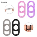 Мужской удлинитель двойные кольца с тонкой задержкой эякуляции мужские кольца для секса секс-игрушки для мужчин Хрустальный пенис кольцо с замком Секс-товары для взрослых