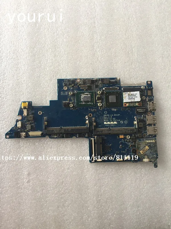 

Yourui высокого качества для материнская плата с i5-3337u Процессор для HP Envy 4-1200TU 4T-1200 материнская плата VBU50 LA-9512P полностью протестирована