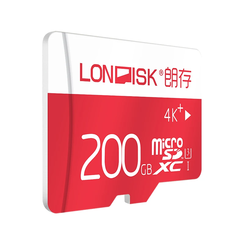 Londisk Новое поступление 200 ГБ 256 карты памяти/Micro SD Card флэш карт SDXC Microsd UHS 3 для