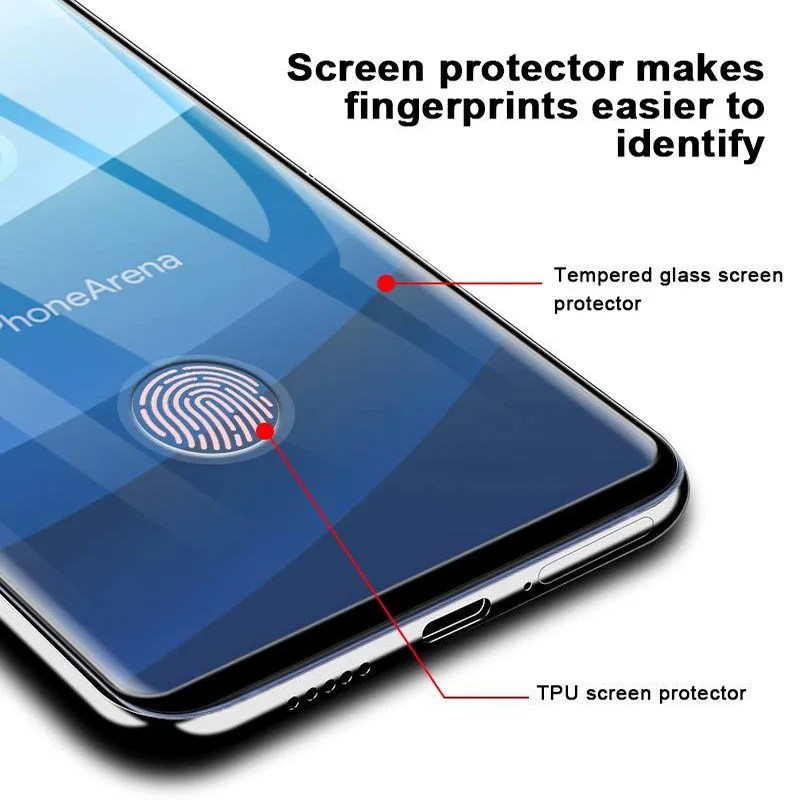 Закаленное 3d стекло с полным покрытием для Samsung Galaxy S10 Plus защита экрана со