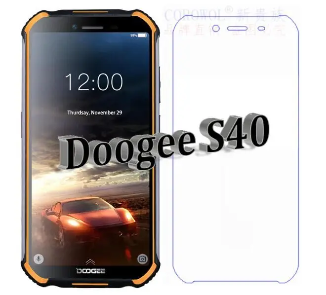 Защитная пленка для экрана Doogee S40 из закаленного стекла Для Doogee S40, Взрывозащищенная пленка для телефона с защитой от царапин, аксессуары