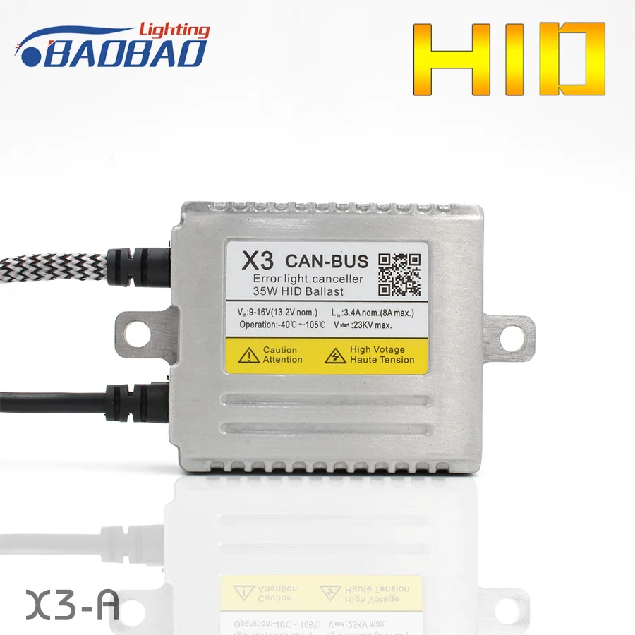 

BAOBAO Full digital Canbus DLT X3-A Car HID headlight Ballast 35W High-grade car styling Decoder xenon ballast free shipping