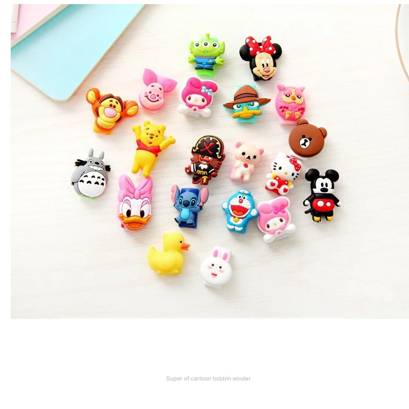 Мультяшный кабель протектор данных сетевой шнур Защитный чехол защитный для