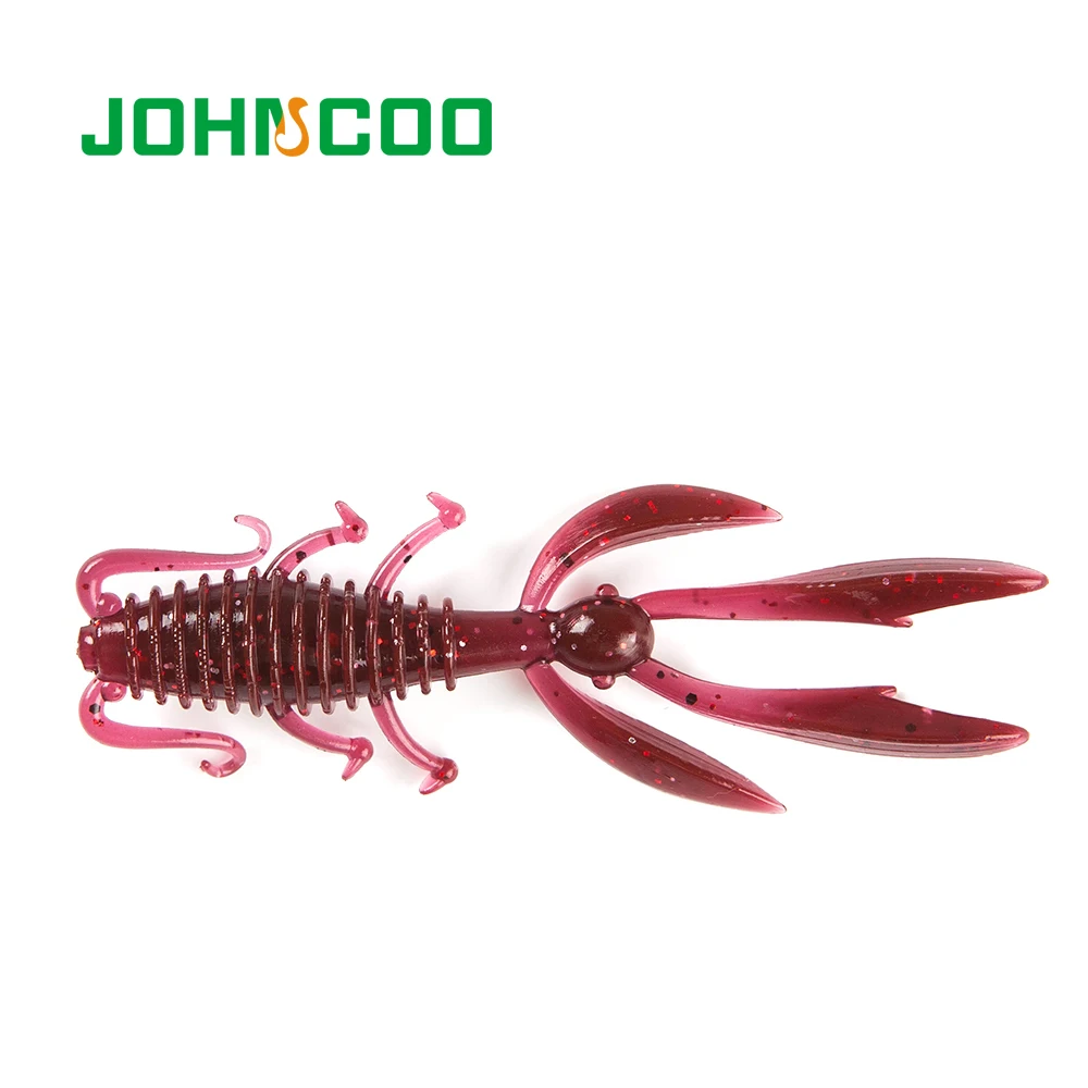 JOHNCOO новинка 10 шт. приманка для креветок 75 мм/1 9 г 85 мм/2 5 искусственная мягкие