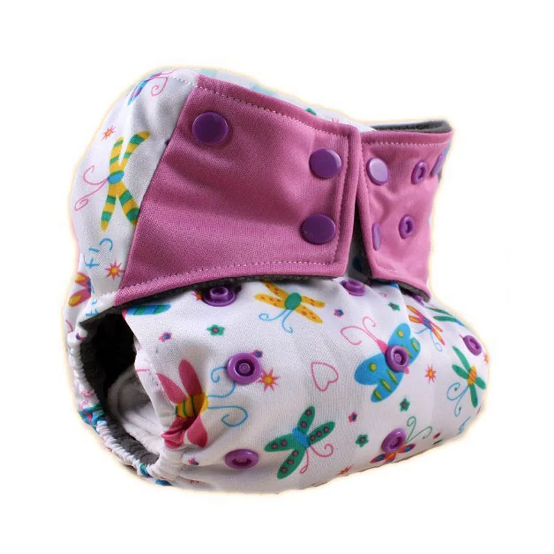 Пеленки для младенцев - пеленки из махровой ткани, повторно используемые, водонепроницаемые, ночные пеленки с поглощающими вставками из бамбукового угля.