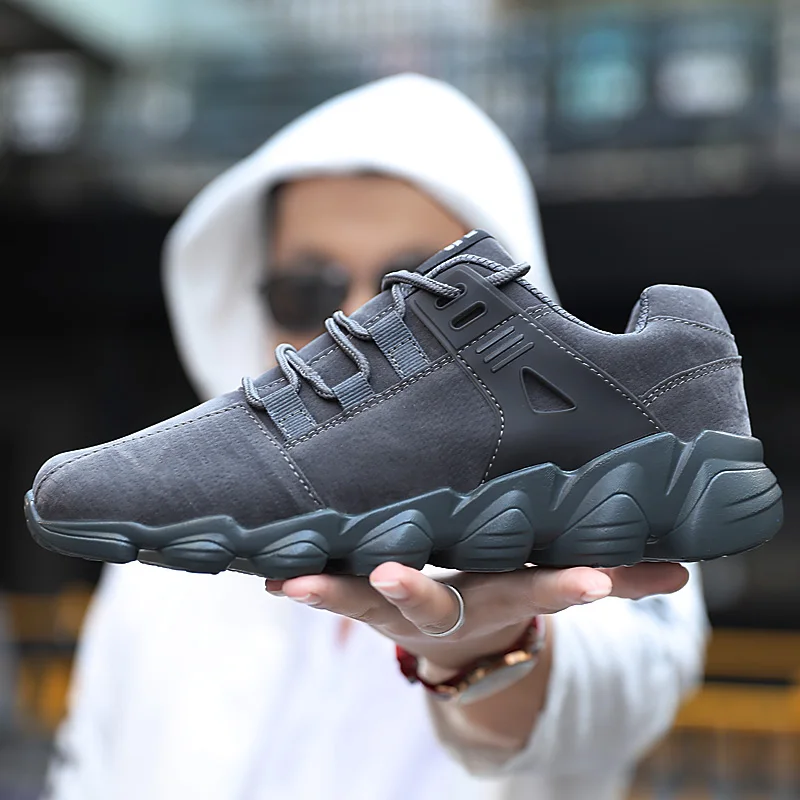 Masorini 2019 New Fashion Flock Shoes Men Keep Warm Sneakers Cotton Fabric Lace-Up Comfortable Male Best-Selling Footwear WW-283 |