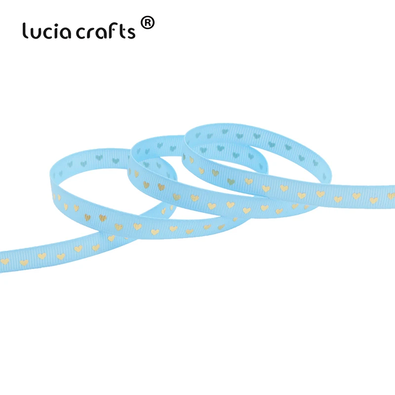 Lucia crafts 5 ярдов/8 метров 10 мм корсажная лента с принтом Сердце ленты вечерние упаковка для свадебного подарка Декор Материал поделки своими руками S0303
