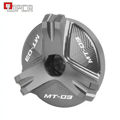 С MT-03 логотипом мотоцикла CNC алюминиевый масляный наполнитель крышки для Yamaha MT03 MT 03