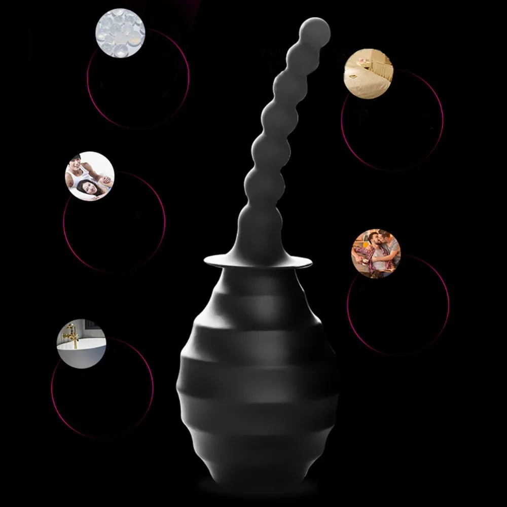 MQFORU секс душ анальный очиститель секс-игрушки Анальная пробка силиконовая