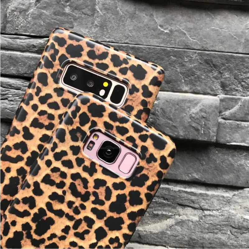 YHBBCASES ретро сексуальные леопардовые телефонные чехлы для samsung Note 10 Plus 8 9 Galaxy S10 5G S8 S9 Plus Модный мягкий чехол со шнурком