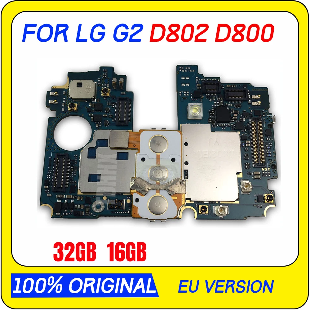 Материнская плата для LG G2 D802 D800 16 ГБ 32 разблокированная материнская с