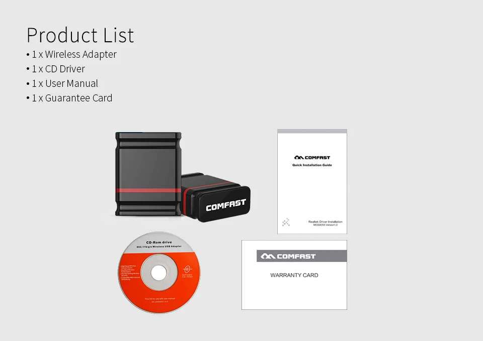COMFAST 150 Мбит/с мини Беспроводной USB WiFi адаптер ключ сети LAN Карта 802.11n PC Wi Fi приемник для MAC WindowsXP/7/8/10/Vista/Linux