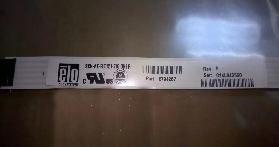 12 1 &quotДЛЯ ELO E794267 SCN AT FLT12.1 Z16 0H1 R сенсорный экран сенсорная панель стекло 100%