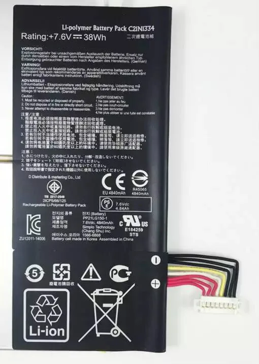 Новый 7 6 В в 38Wh оригинальный C21N1334 Аккумулятор для ASUS T200TA 1A 1 К 200TA C1 BL + подарок
