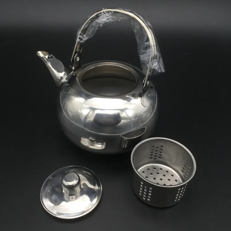 Нержавеющая сталь горшок изысканный мелкая бытовая плита чайник целом питание |