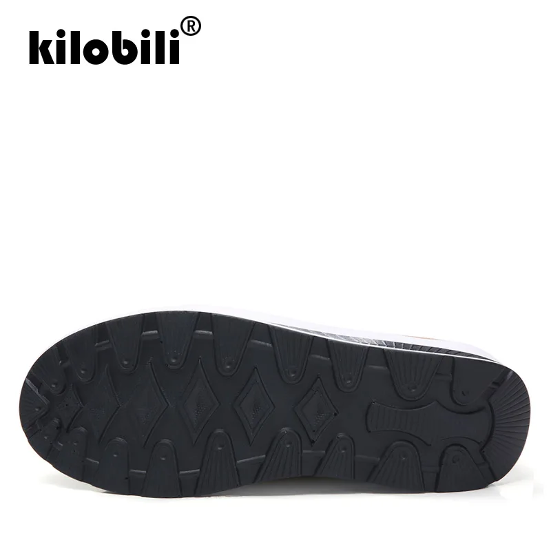 Kilobili/2019 весенние женские туфли на плоской платформе замшевые подошве женская