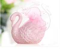 red pink white swan ceramic candy box creative jewelry box wedding can storage cute wedding tank home accessories for gifts deco