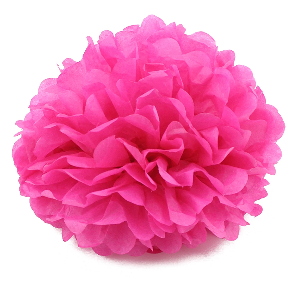 Одна упаковка (18 шт.) тканевая подвесная бумага Pom Poms цветочный шар для свадьбы