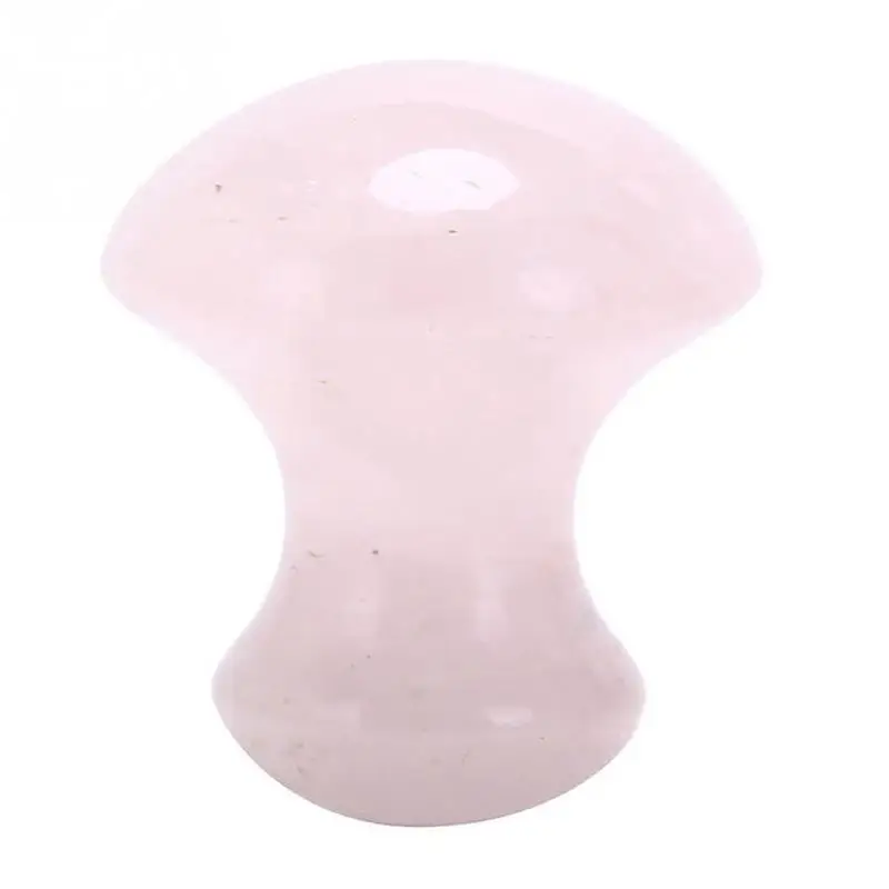 Массажер для лица Gua Sha Rose Quartz Безопасный и эффективный Удобный для переноски инструмент в форме гриба маленький массажер