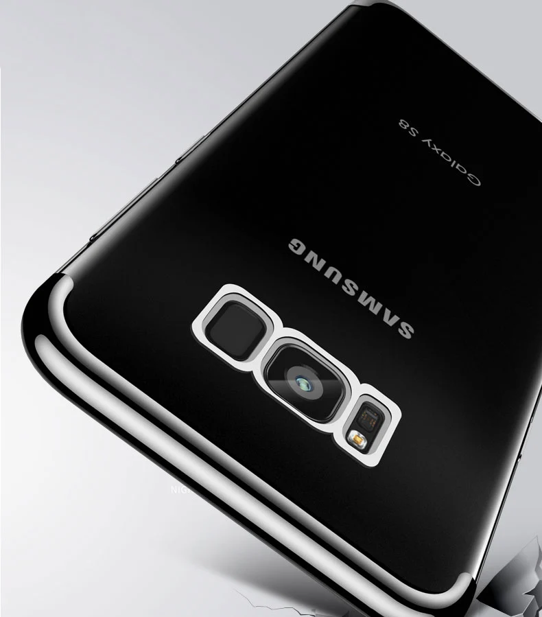 Из термопластика для задней панели Samsung S8 Plus чехол TPU Защитный Мягкий силиконовый