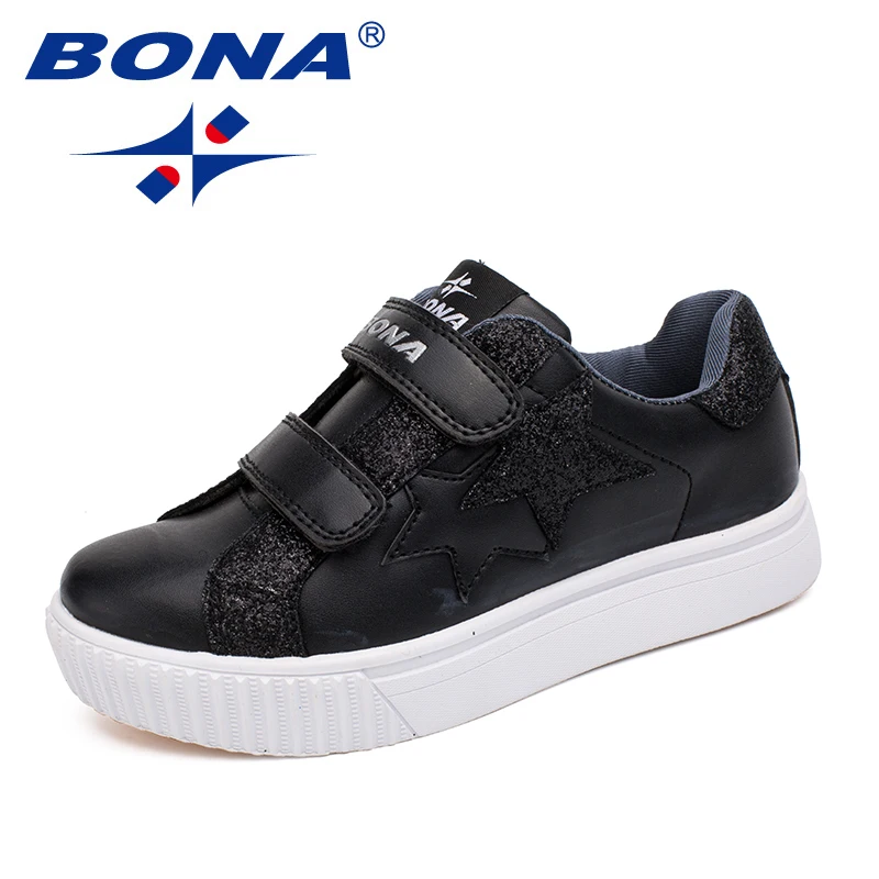 

BONA New Arrival Typical Style Children Casual Shoes Synthetic Boys Shoes Hook & Loop Girls Shoes Comfortable Fast Free Shipping
