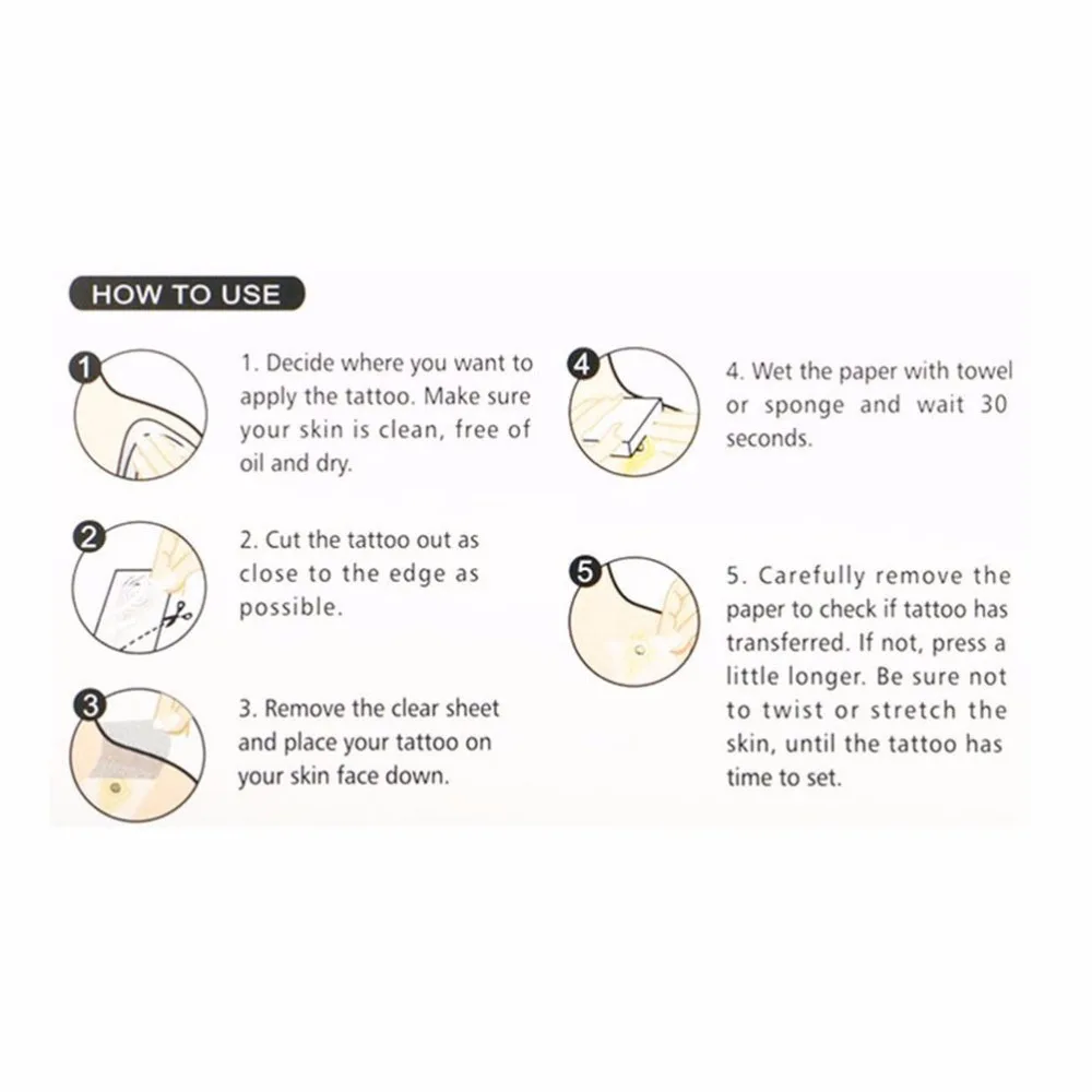 1 шт. Большие Животные стиль флэш Слон тату Ганеша дизайн Временные татуировки