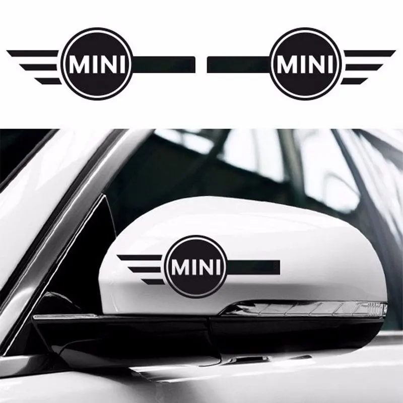 2 шт. для мини-наклейки зеркала на заказ MINI Cooper S JCW R55 R56 R57 R60 F55 F56 Clubman Countryman |
