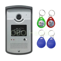 xsl id entrance machine intercom system color video door phone outdoor doorbell ir camera with cmos night vision can reader card