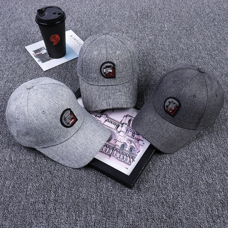 Корейский модный Кепка с этикеточным рисунком весна лето|Мужские бейсболки| |