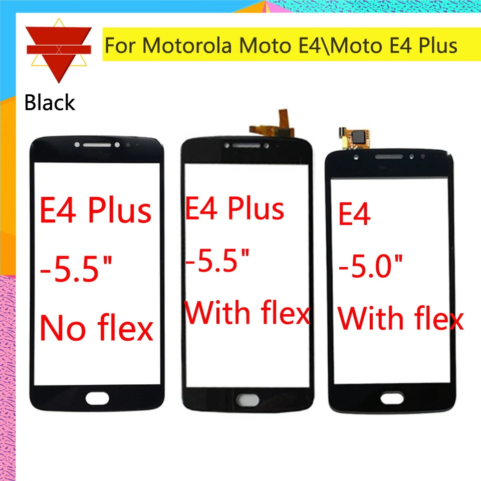 10 шт. сенсорный экран для Motorola Moto E4 XT1767 стекло передней панели объектив внешний Plus
