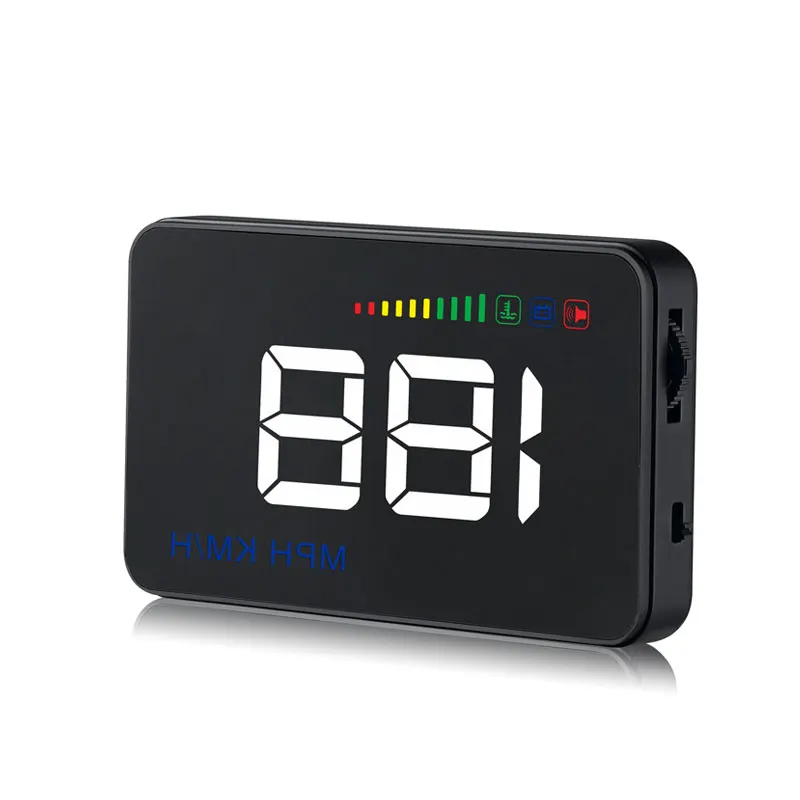 Car HUD Head Up Display Overspeed Alarm Water Temperature OBDII or EU OBD interface Reflective Film styling A500 | Автомобили и
