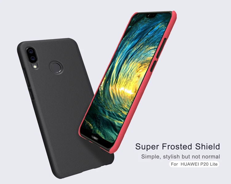 Чехол Nillkin для huawei P20 Lite, матовый чехол из поликарбоната, пластиковый жесткий чехол на заднюю панель для huawei P20 Lite/P20Lite/Nova 3E