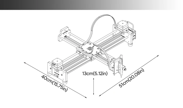 GKDraw X3 Pro DIY все металлические Corexy XY GRBL плоттер Drawbot машина для рисования набор букв робот ЧПУ пишущий Робот Игрушки