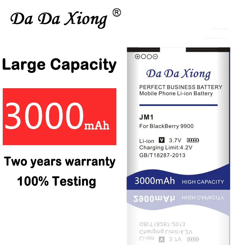 Аккумулятор Da Xiong 3000 мАч JM1 ДЛЯ BlackBerry 9380 9850 9860 9790 9930 9900|Аккумуляторы для мобильных