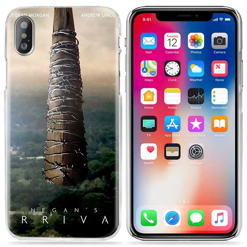 06 Чехол Negan Walking Dead для iPhone XS Max XR X 10 7S 8 6 6S Plus 5S SE 5 4S 4 5C 6+ 6S+ 7+ 11 жесткий чехол PC Fundas чехол для телефона - Цвет: 06